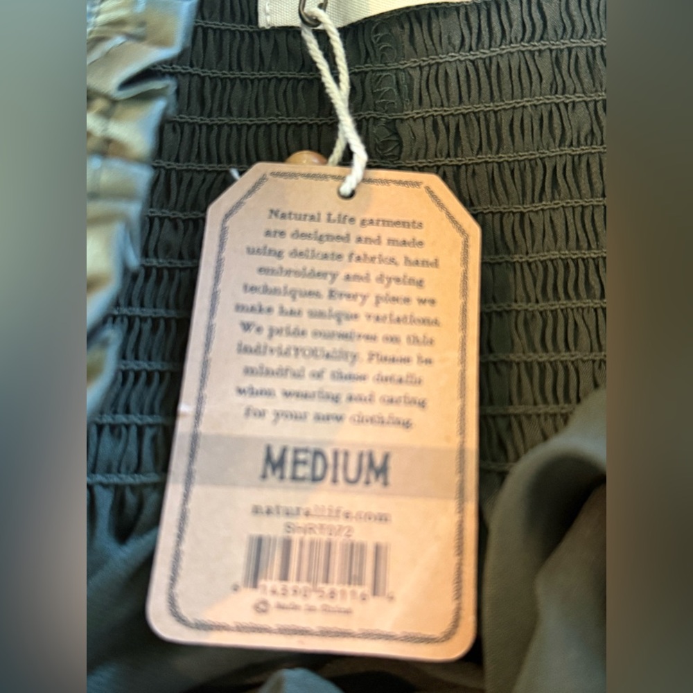NWT. Natural Life. Daisy Skort. Olive Green. Size Medium. - Picture 11 of 11